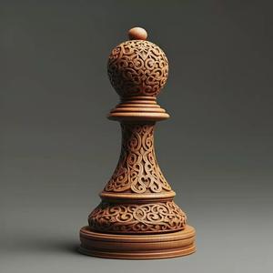 Medieval Pawn Chess Piece