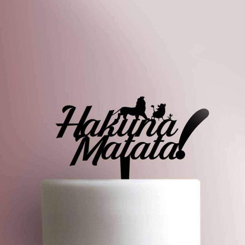 Cake Topper Adorno Torta - Rey Leon - Hakuna Matata