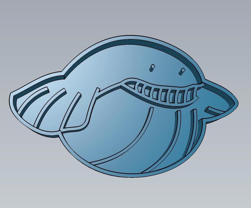 Amazing Pokemon Wailmer Cookie Cutter Stamp Cake Decorating