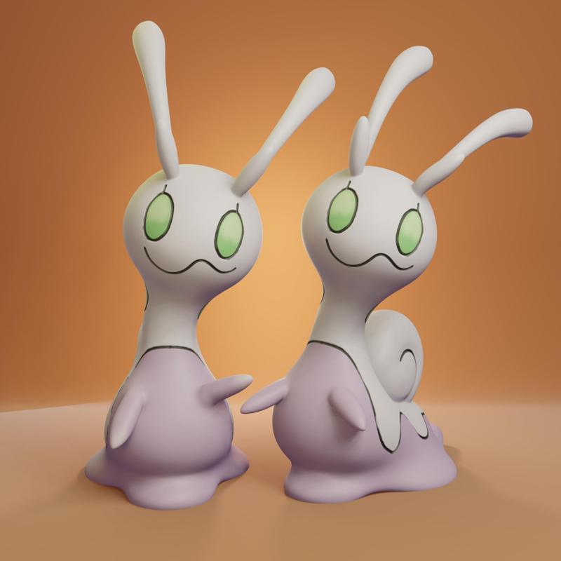 Pokemon - Sliggoo with 2 poses