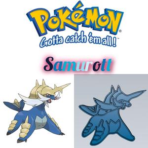 AMAZING POKEMON samurott COOKIE CUTTER STAMP CAKE DECORATING