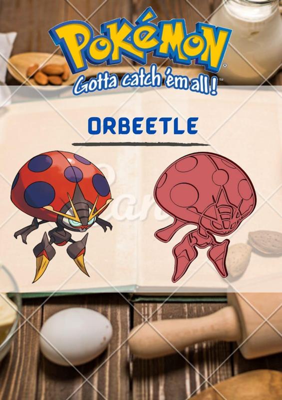 AMAZING POKEMON orbeetle COOKIE CUTTER STAMP CAKE DECORATING