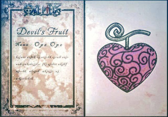 One_piece : Devil's Fruit : Trafalgar Law Ope Ope(model)