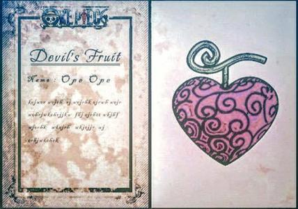 One_piece : Devil's Fruit : Trafalgar Law Ope Ope(model)