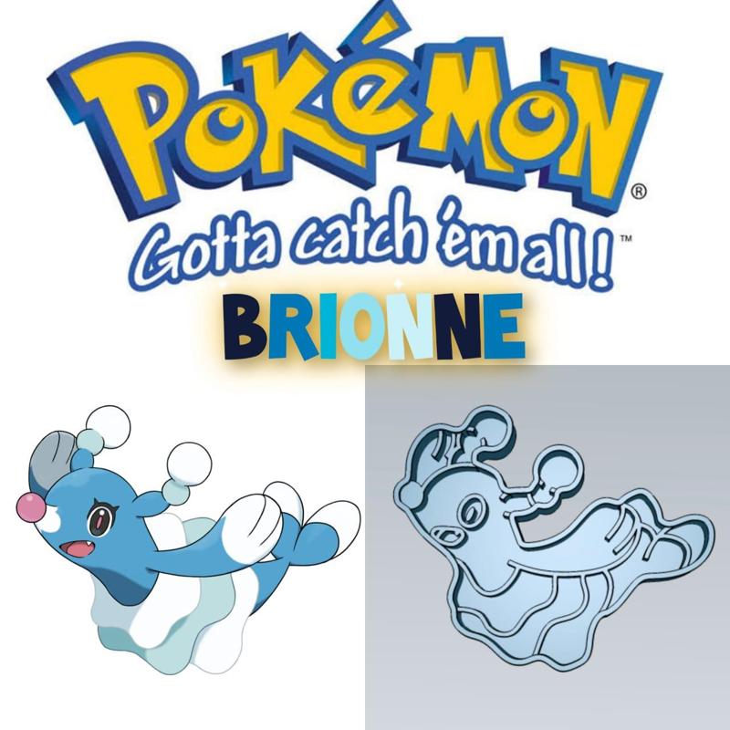 AMAZING POKEMON brionne COOKIE CUTTER STAMP CAKE DECORATING