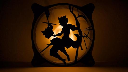 Genshin Impact Gorou PC fan cover