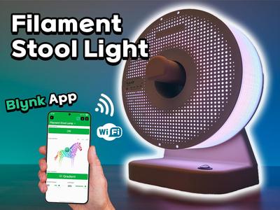 Filament stool lamp