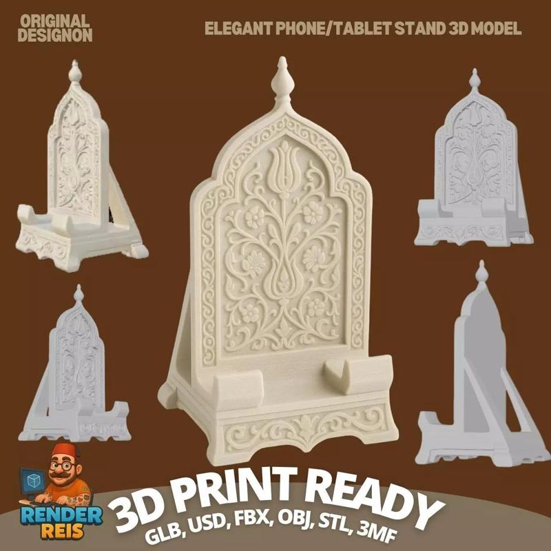 Crown Your Tech with Eastern Elegance Ottoman