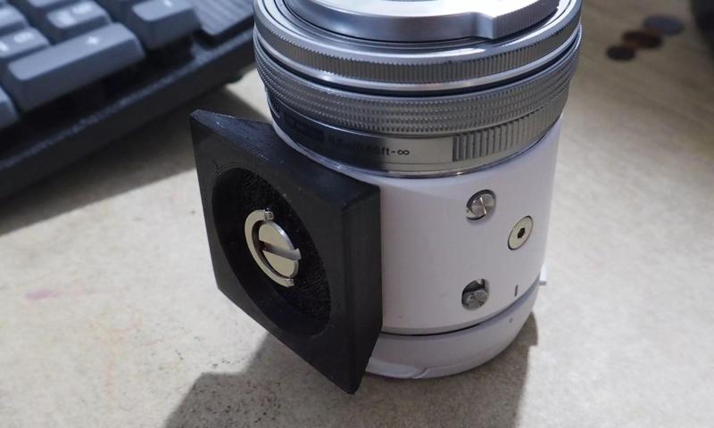 3d printable Olympus Air A01 OPC quick release tripod saddle