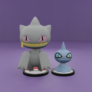 Pokemon No. 353. 354 Shuppet, Banette