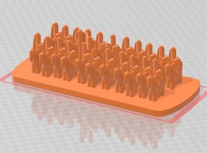 3MM FRENCH CAVALRY - HUSSAR SQUADRON (30MM BASE)