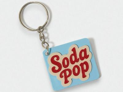 Soda Pop keychain by Saja boys