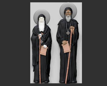 St. Moses the Black and St. Esizoros