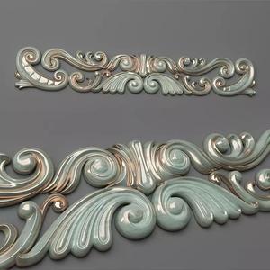Cartouche decorative scrolls - decorative scrolls