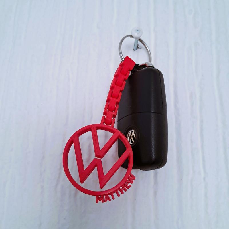 Print-in-Place German Car Brand Keychains