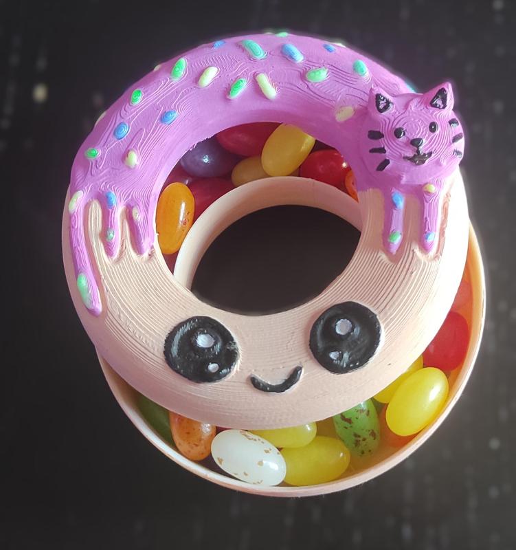 kawaii donuts box