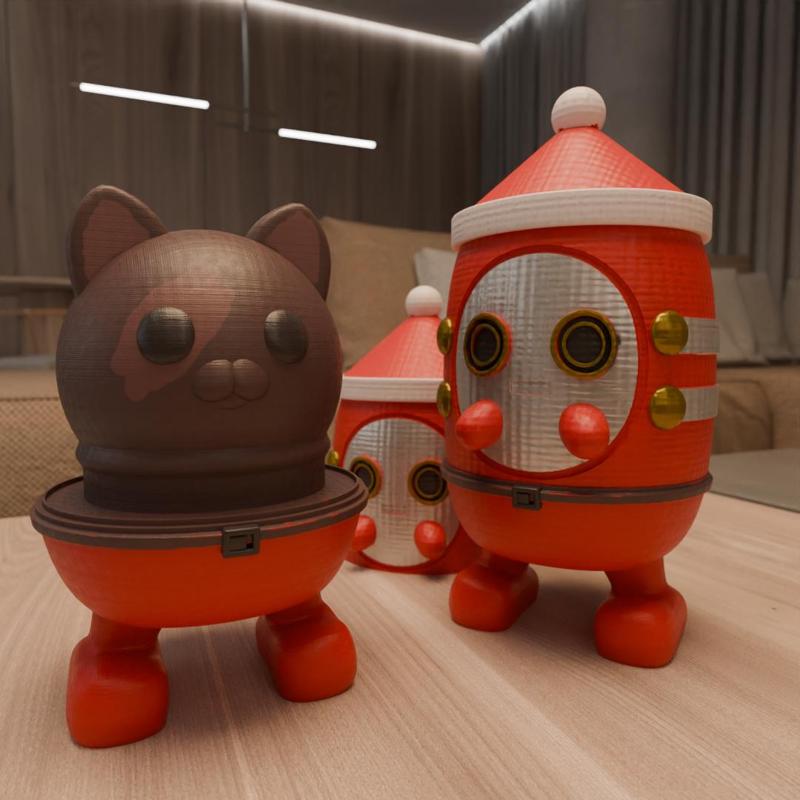 CAT CHRISTMAS MATRYOSHKA