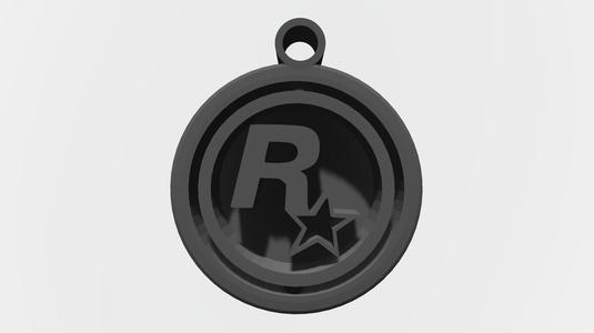 Rockstar keychain