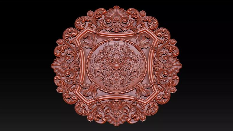 Decorative Ceiling Center - for CNC router