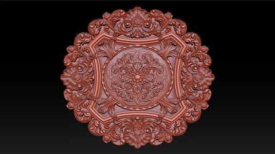 Decorative Ceiling Center - for CNC router