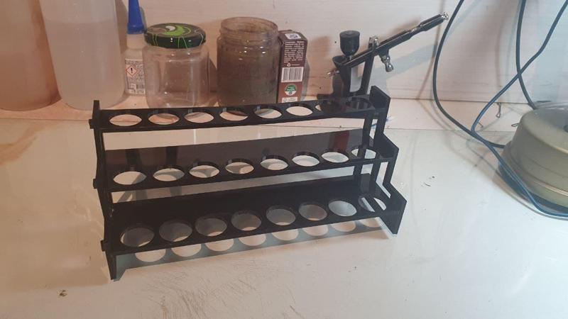 Eyedropper Paint Rack