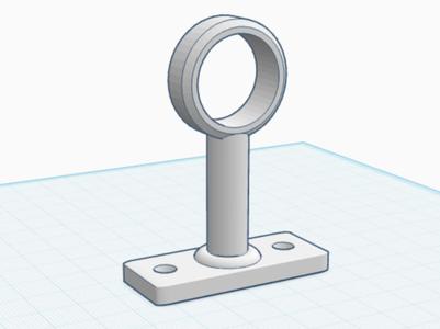 Curtain rod hook