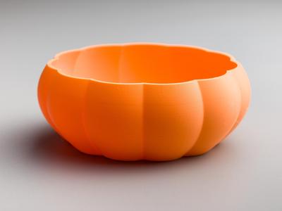Halloween pumpkin bowl