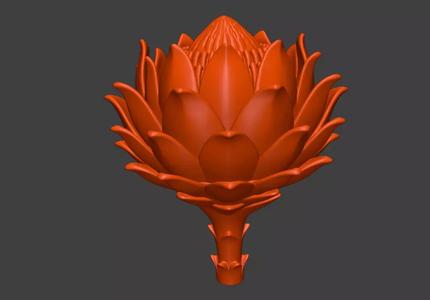 Kart Orchid sculpture design