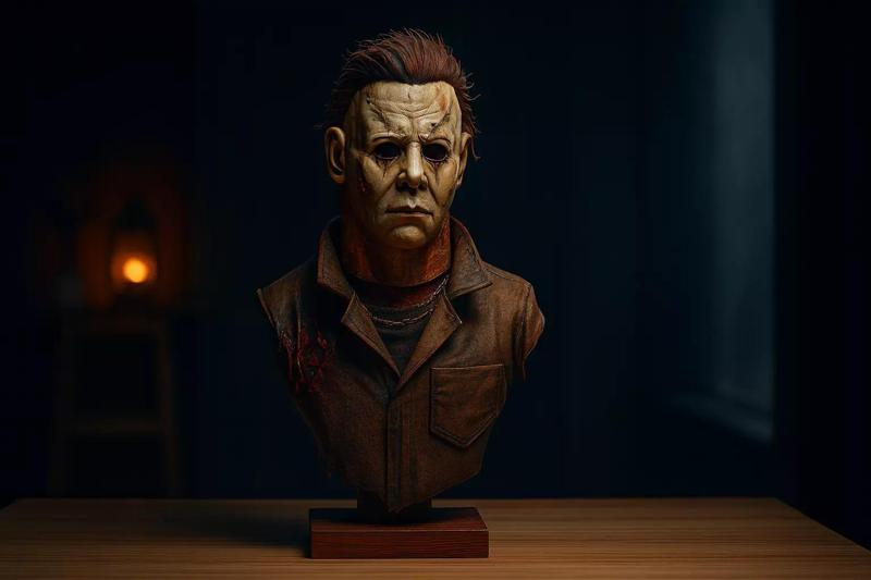 Michael Myers Horror Bust Halloween Iconic Villain Statue