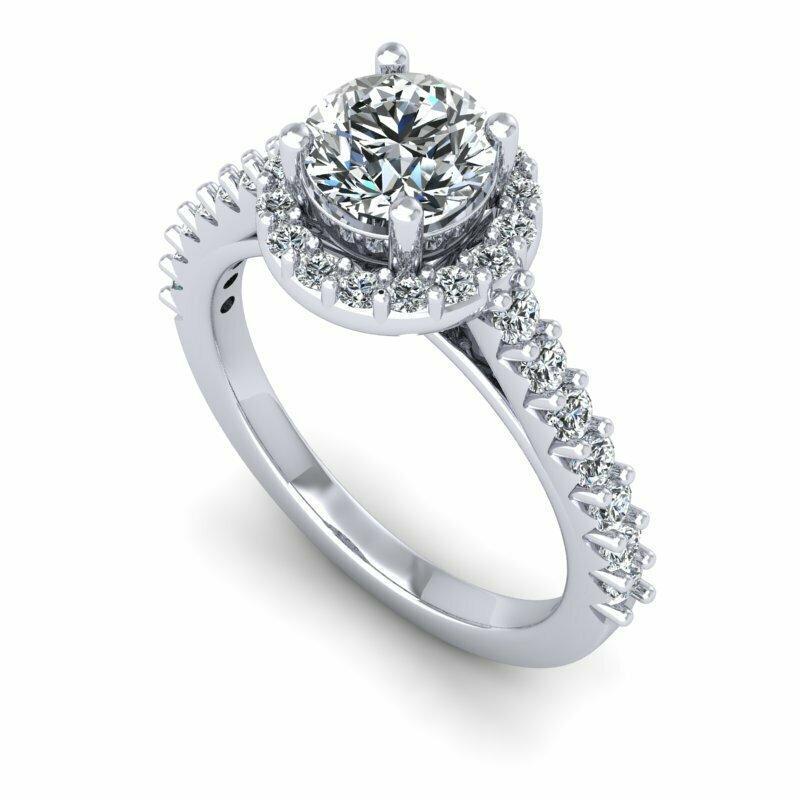 3D jewelry Ring Model 698-R