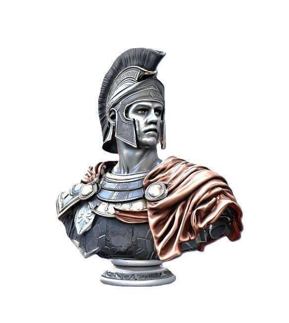 Roman Commander Bust