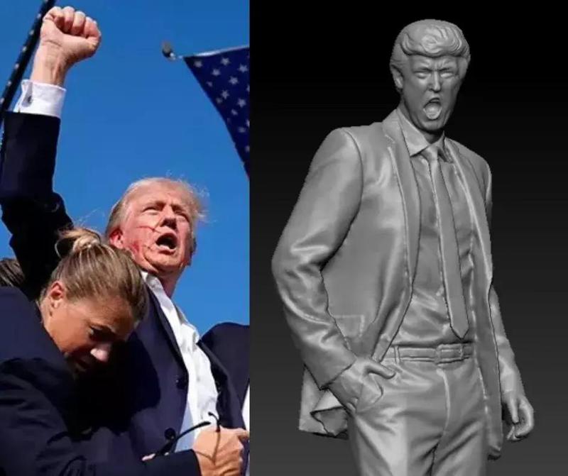 Custom 3D Portrait Bust STL from Photo Fotoğraftan Dosyaya