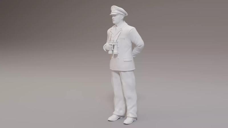 Kriegsmarine Bridge officers  x 3WWII