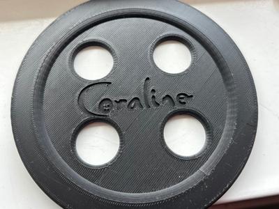 coraline coaster and holder