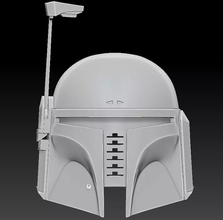 Jango Fett Death Watch Style Mandalorian Helmet smooth Boba
