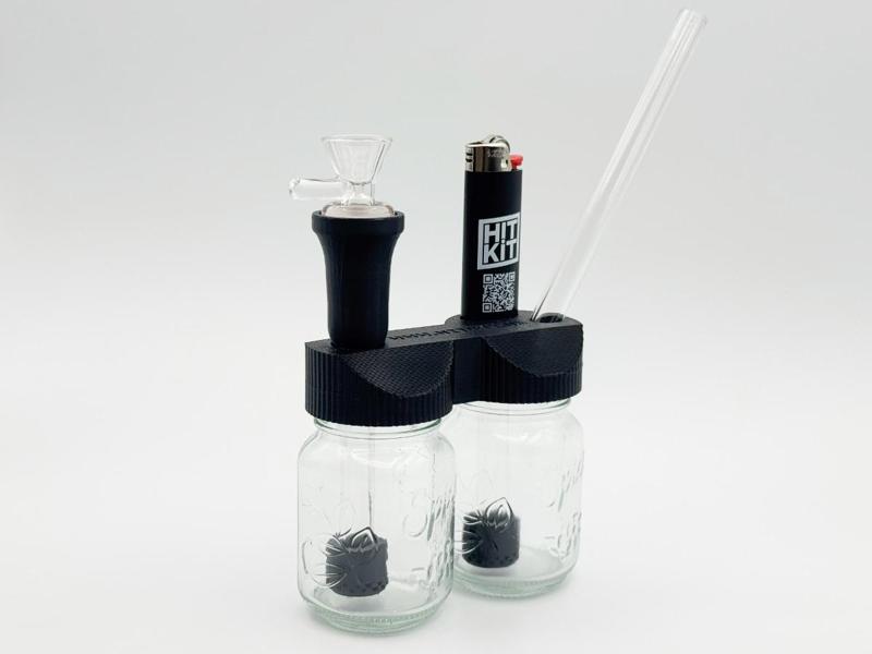 Dub Bub v2. Mini mason jar bubbler/bong/water pipe