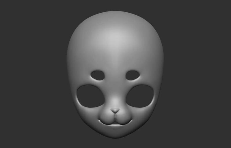 Kigurumi Mask 3D Model