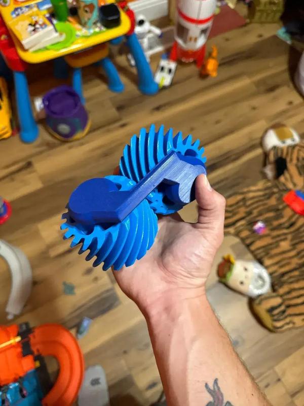 Gear Fidget 3D - 4 Piece Printed Anti-Stress Toy