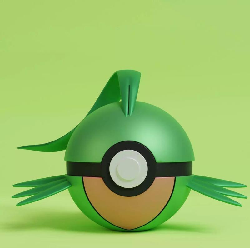 Pokemon Grovyle Pokeball