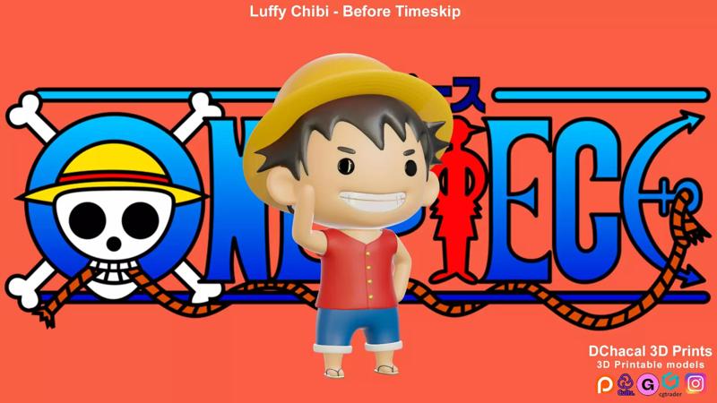 Luffy Chibi - Before Timeskip - One Piece