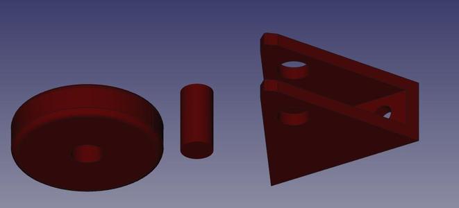 Roulette pour petit meuble