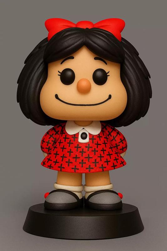 Mafalda Funko Pop 3D print model