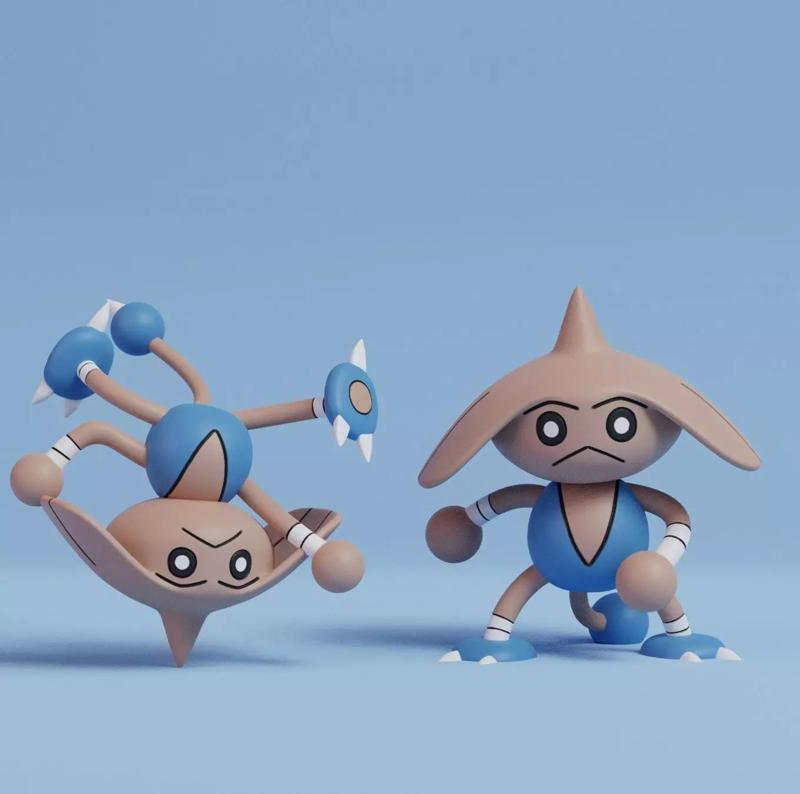 Pokemon - Hitmontop with 2 poses