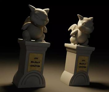 POKEMON GYM STATUE