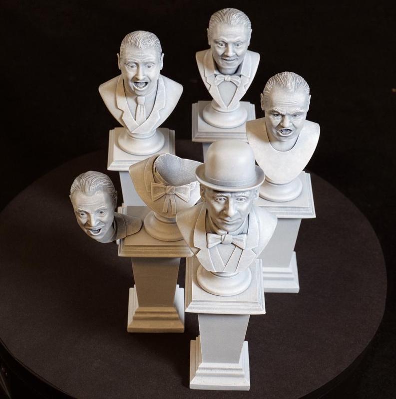 Singing Busts Haunted Mansion, Graveyard Disneyland, 7 inches, 17.5 cm tall