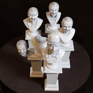 Singing Busts Haunted Mansion, Graveyard Disneyland, 7 inches, 17.5 cm tall