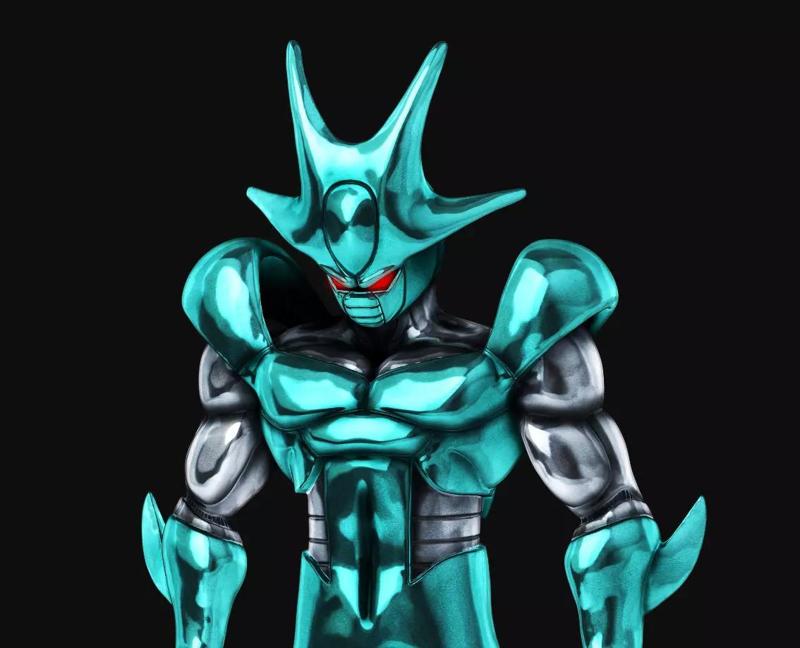 Metal Cooler Final Form Dragon Ball Z Figure for 3D print