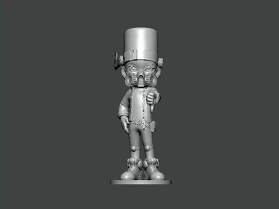 3D Model-CHARACTER0059 man holding microphone