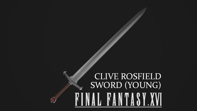Final Fantasy XVI | Clive Rosfield's Rosarian Oath Sword