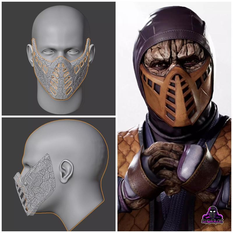 Tremor mask from Mortal Kombat - Stone Version